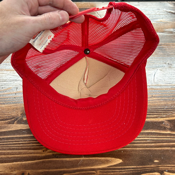 90's Coca Cola Red Snapback Mesh Trucker Hat