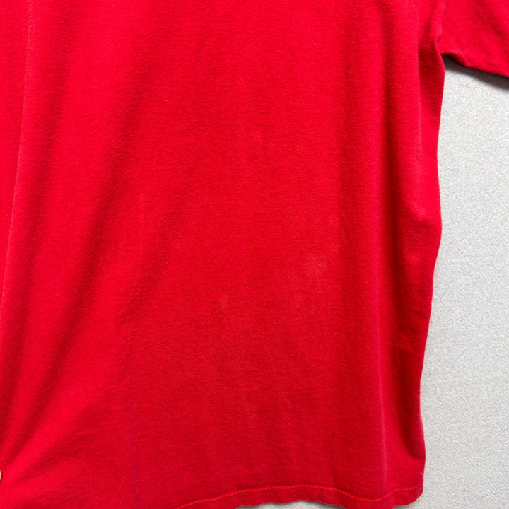 Vintage Calgary Flames NHL Hockey Red Shirt Size Large