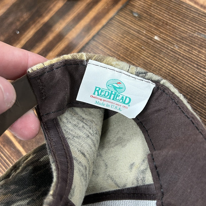 Redhead Realtree Camo Vintage Snapback Hat 90s