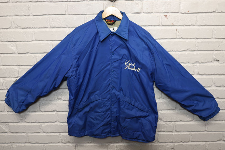 80s maumelle bass club coaches jacket size large