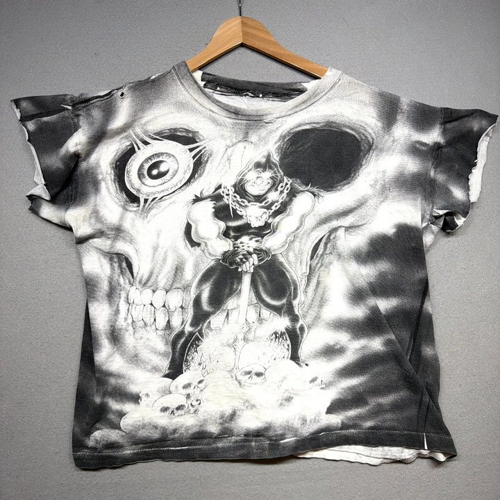 Vintage Executioner All Over Print T Shirt size Large
