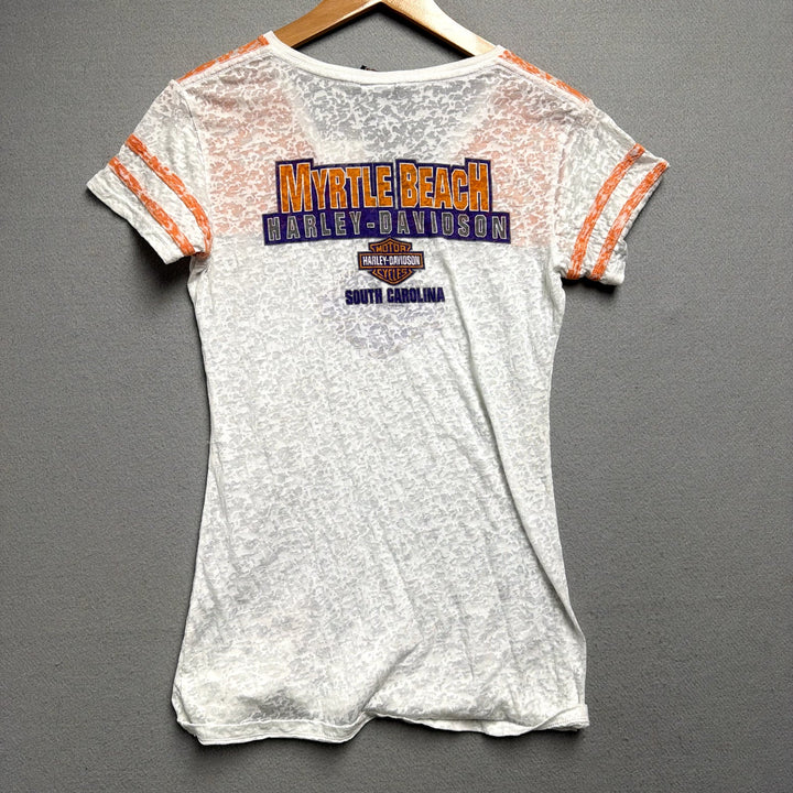 Harley Davidson Women's Burnout T Shirt Size Small
