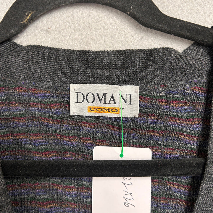 Vintage Domani Uomo Cardigan Sweater Size Large