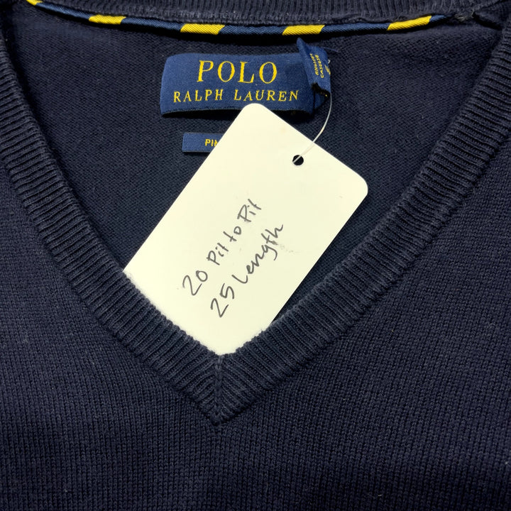 Polo Ralph Lauren V Neck Pima Cotton Sweater size XS