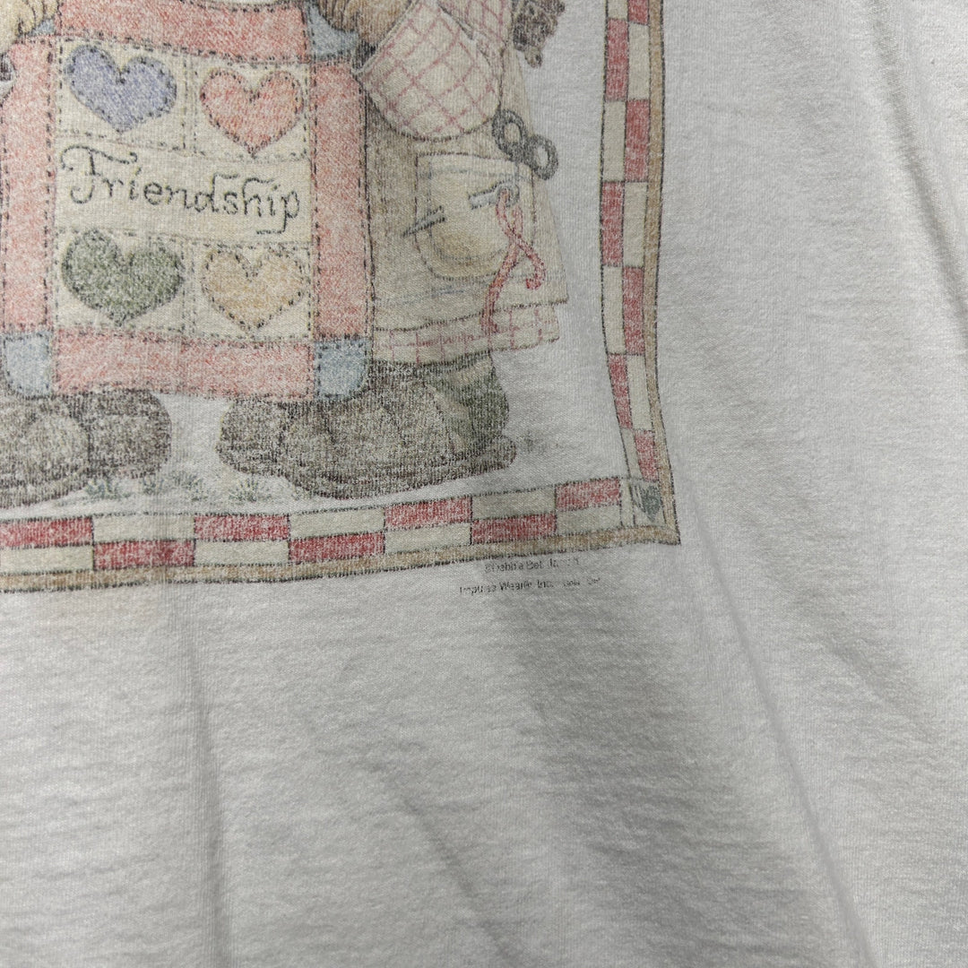 Vintage Reap What You Sew Friendship T shirt size Large