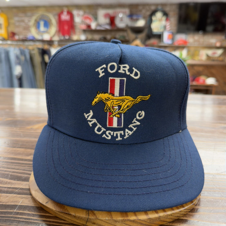 Ford Mustang Vintage Snapback Hat 80s
