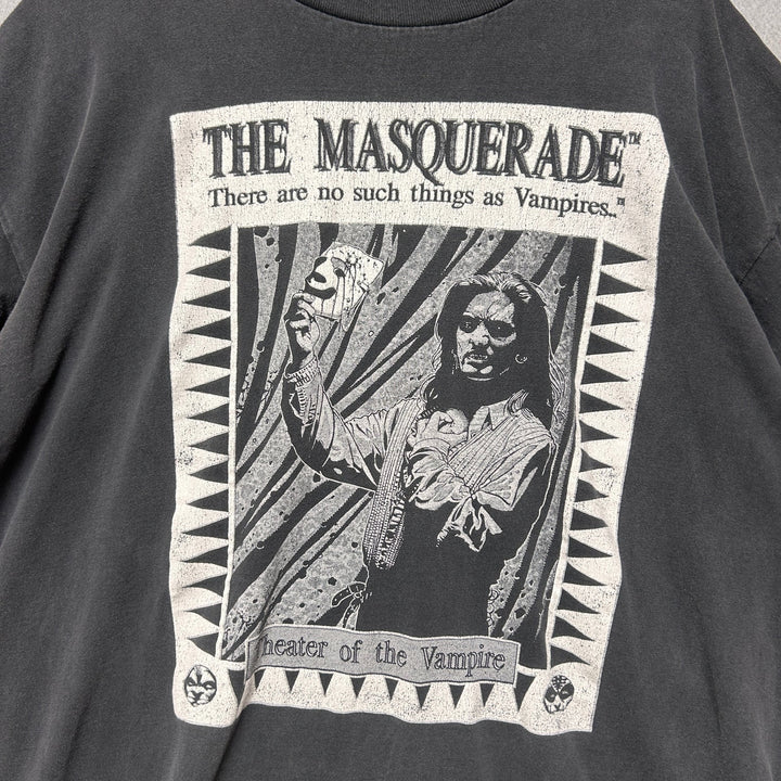 Vintage Vampire the Masquerade Fashion Victim T Shirt Size XL