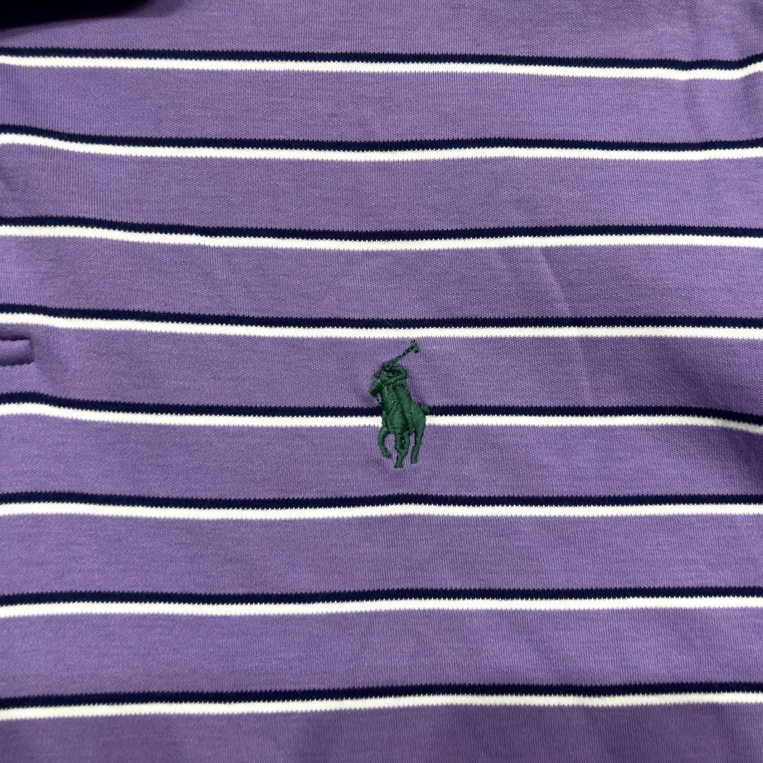 Polo Ralph Lauren Lavender Purple Striped Shirt Size small