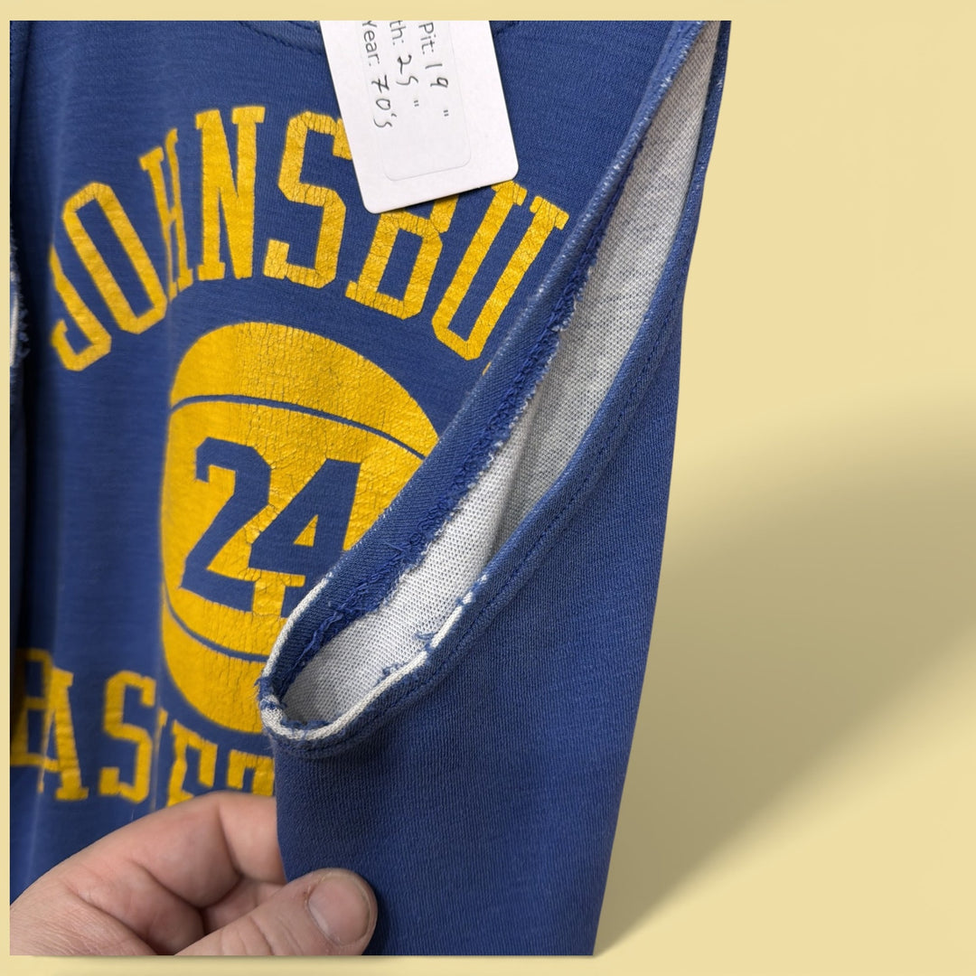 Vintage Russell Athletic  70s Johnsonburg Basketball Jersey Size Large