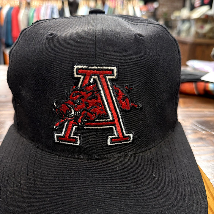 Vintage Arkansas Razorbacks American Needle Plain Logo Snapback Hat
