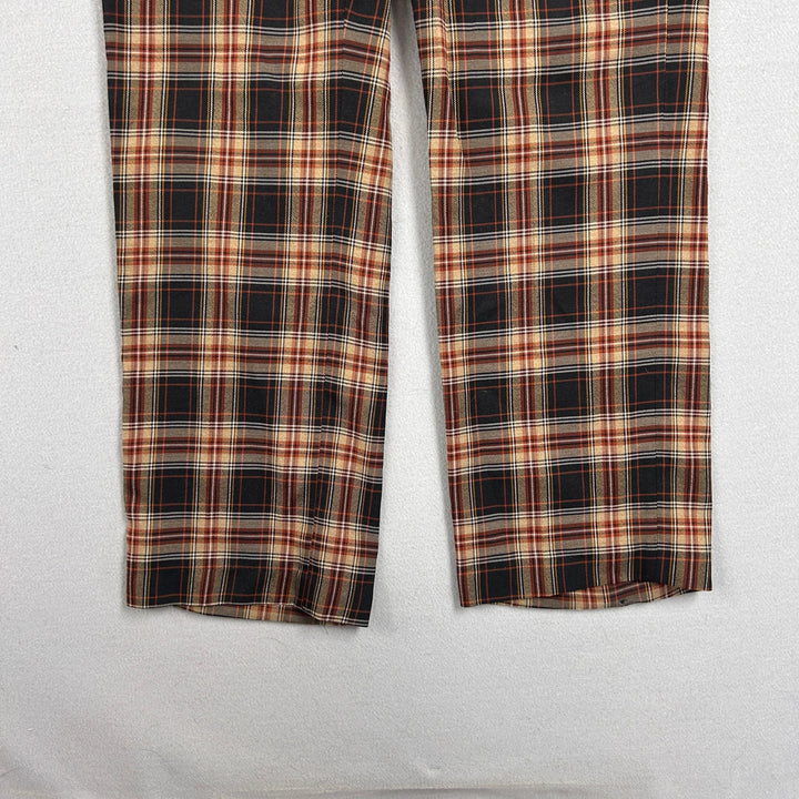 Vintage Haggar imperial Plaid Trouser Pants Size 38