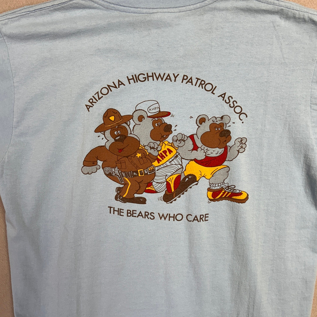 Vintage Arizona Highway Patrol Bears T Shirt Size Large