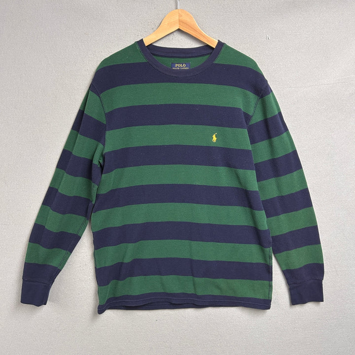 Polo Ralph Lauren Striped Thermal Shirt Size XL