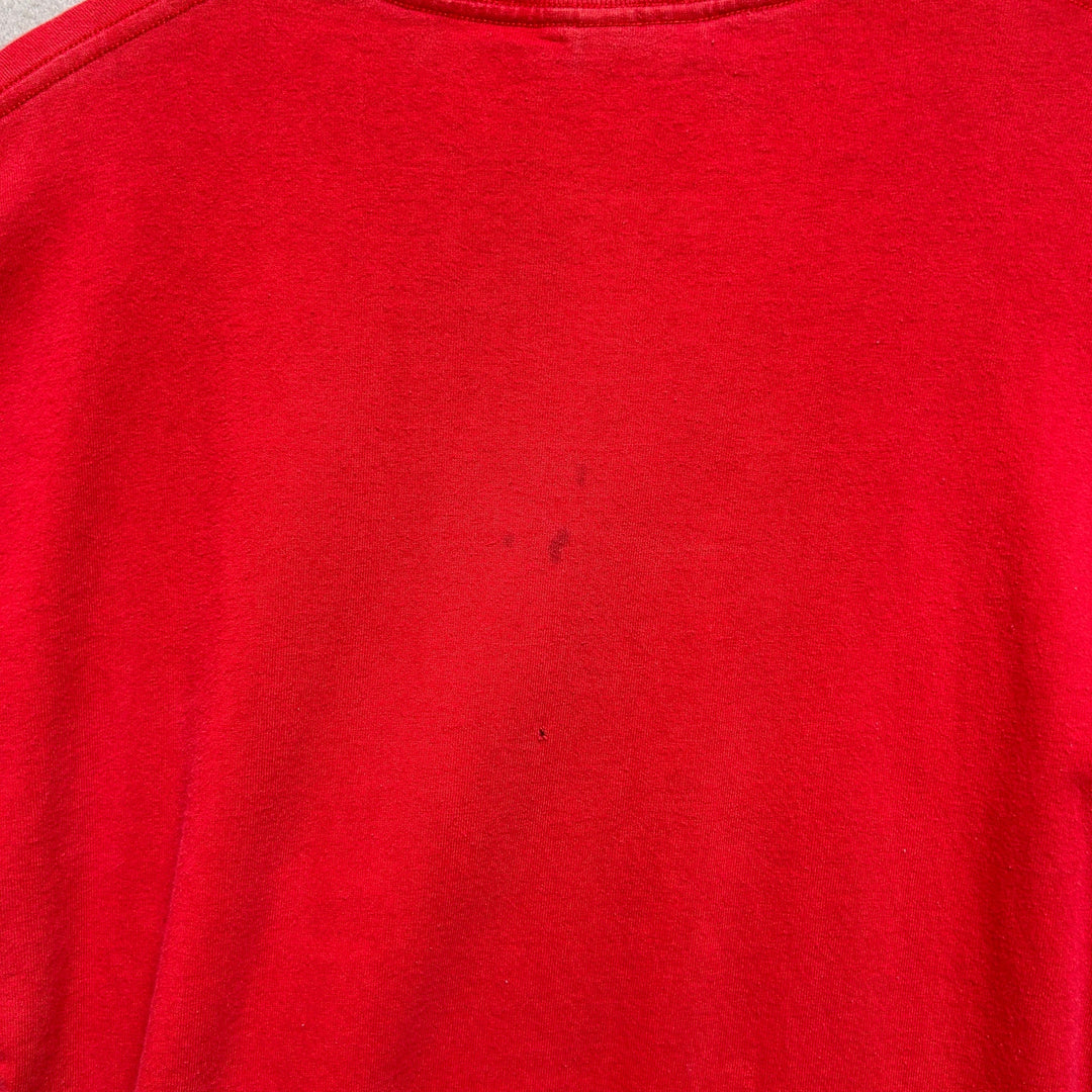 Vintage Calgary Flames NHL Hockey Red Shirt Size Large