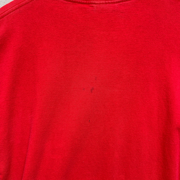 Vintage Calgary Flames NHL Hockey Red Shirt Size Large