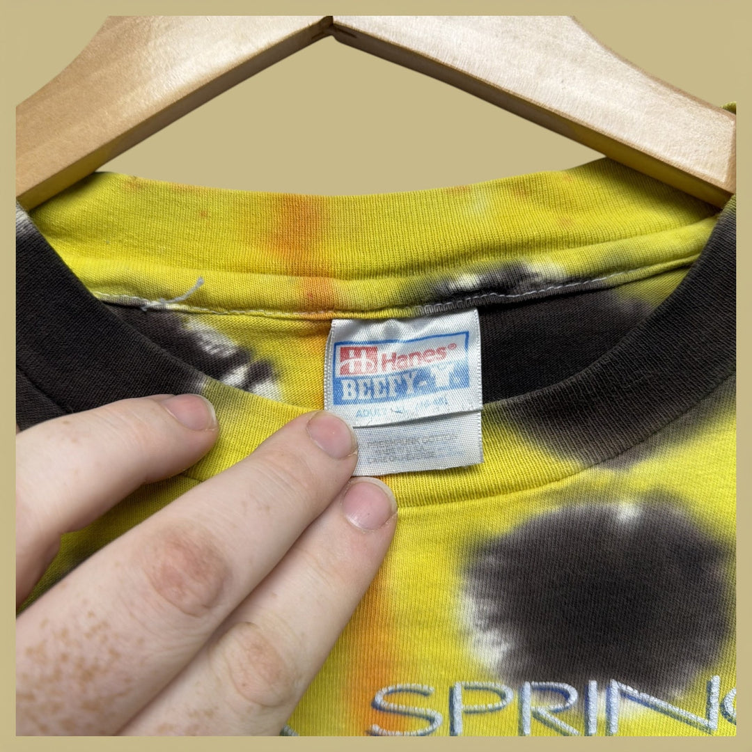 Vintage 90s Eureka Springs Blues Festival Tie Dye T Shirt Size XL
