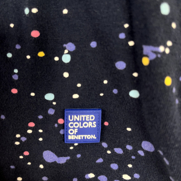 United colors Of Benetton Splatter Print Polo Shirt Size Large