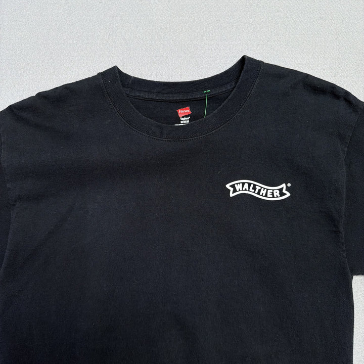 Vintage Walther Y2K Gun T Shirt Size Medium