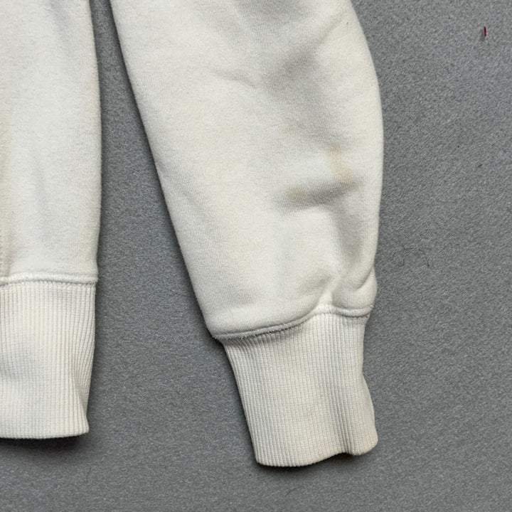 Y2K Nike Sportswear White Full Zip Hoodie Size M (8-10)