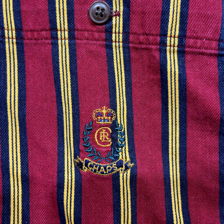 Vintage Chaps Ralph Lauren Striped Shirt Size Large