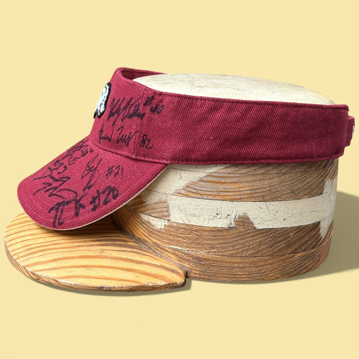 Vintage Arkansas Razorbacks 2000s Visor Autographed