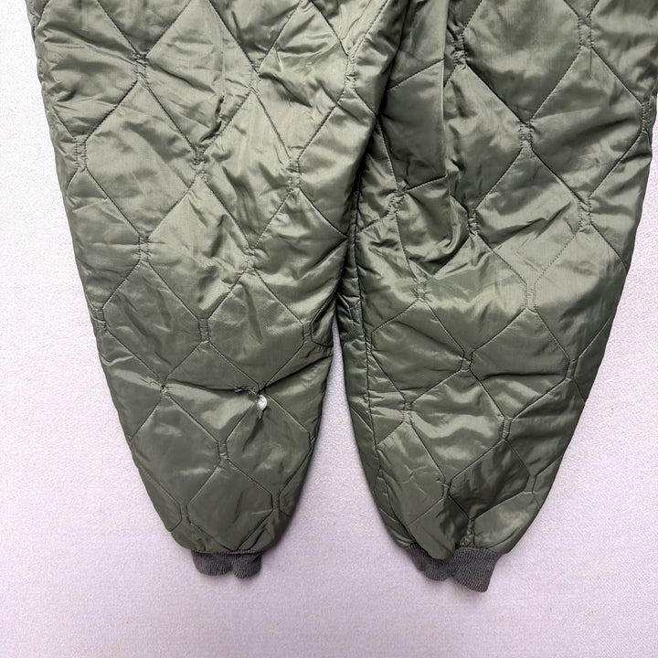 Vintage US Military Vietnam Era Quilted Flight Pants Size Large