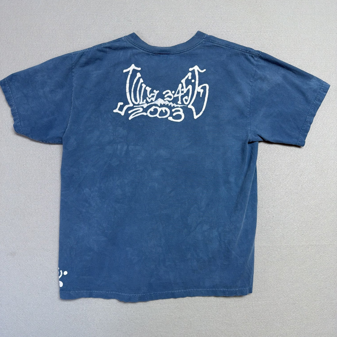Vintage High Sierra Music Festival Batik Tie Dye T Shirt Size Medium