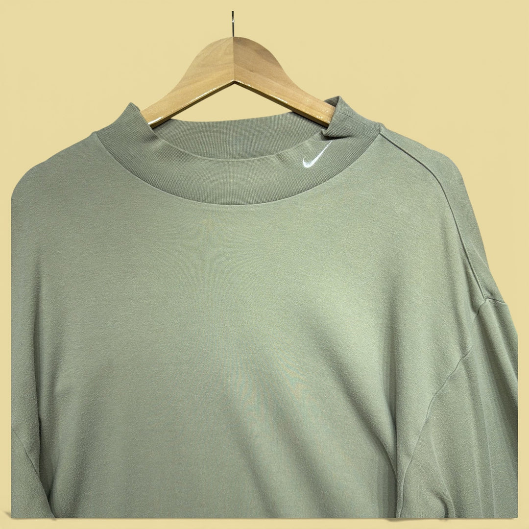 Vintage 90s Nike Mock Neck T Shirt Size Large