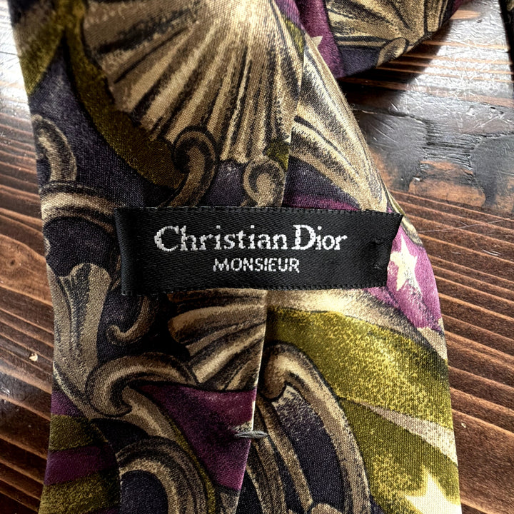 Vintage Christian Dior Monsieur Silk Tie