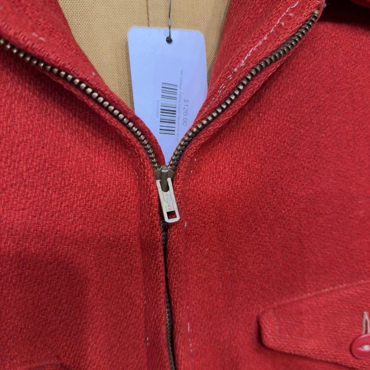 Patrick Duluth Vintage Red Wool Hunting Jacket Medium 50s