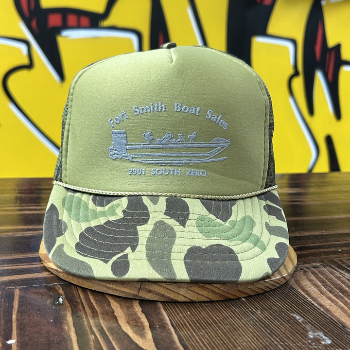 Vintage Ft Smith Boat Sales 90s Snapback Hat