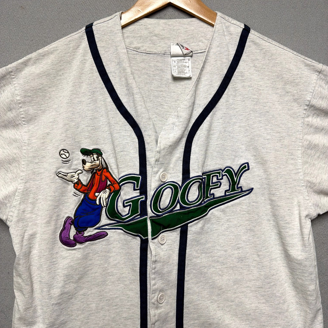 Vintage Goofy Disney Baseball Jersey Size Large
