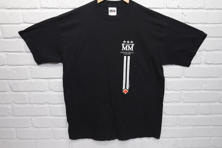 Millenium Vancouver Canada Vintage T Shirt XL 2000s