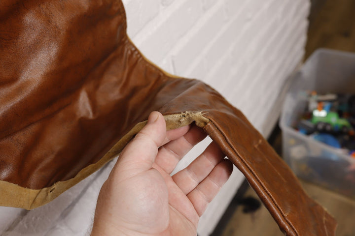 Field and Fireside Vintage Leather Brush Pants 70s 33/26.5