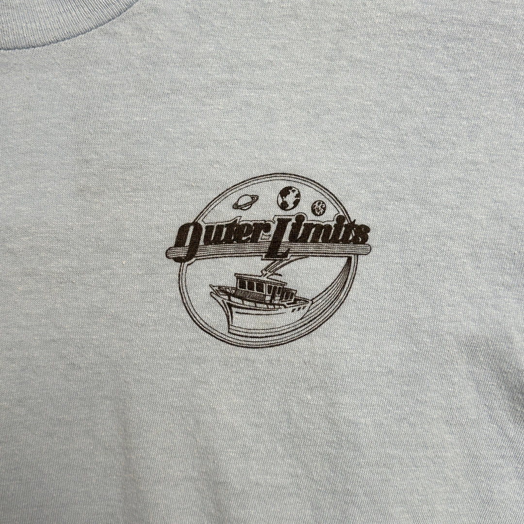Vintage Outer Limits Boats T Shirt Size Large