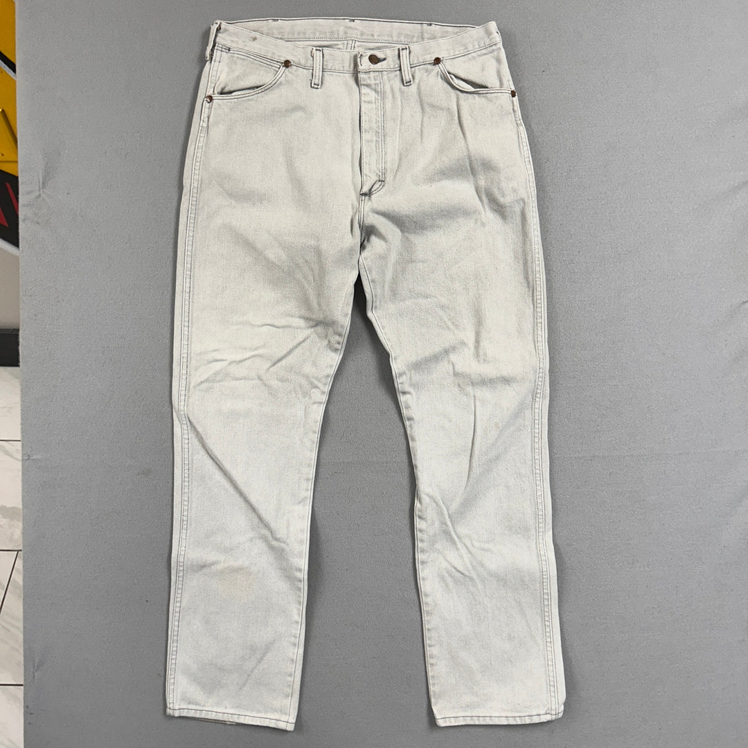 Vintage Wrangler Made in USA 13MWZ Gray Jeans Size 36
