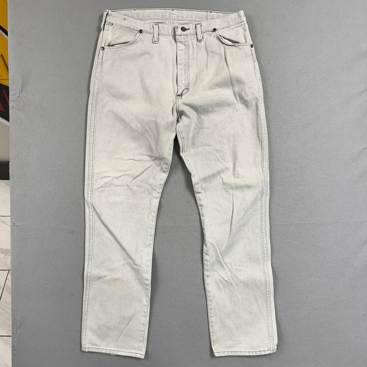 Vintage Wrangler Made in USA 13MWZ Gray Jeans Size 36