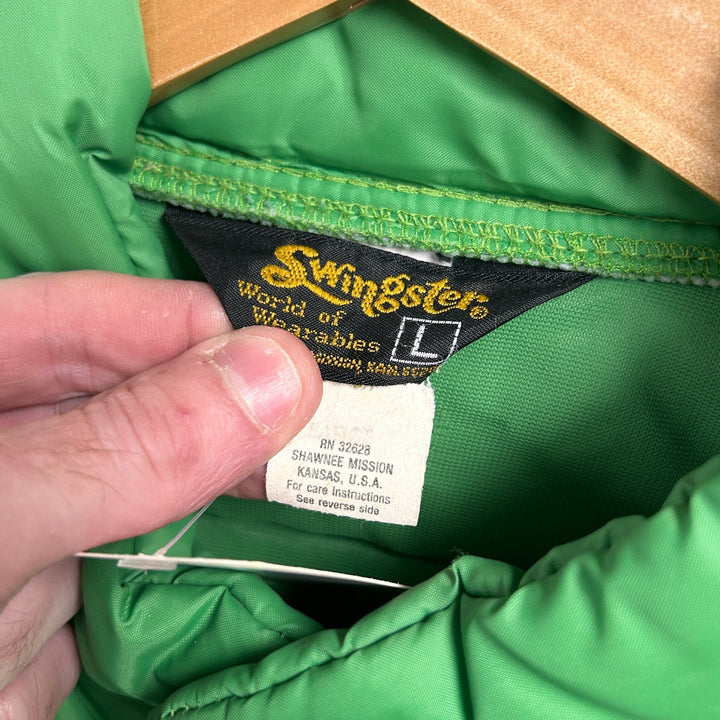 Vintage Nutrena Feeds Green Jacket Size Large