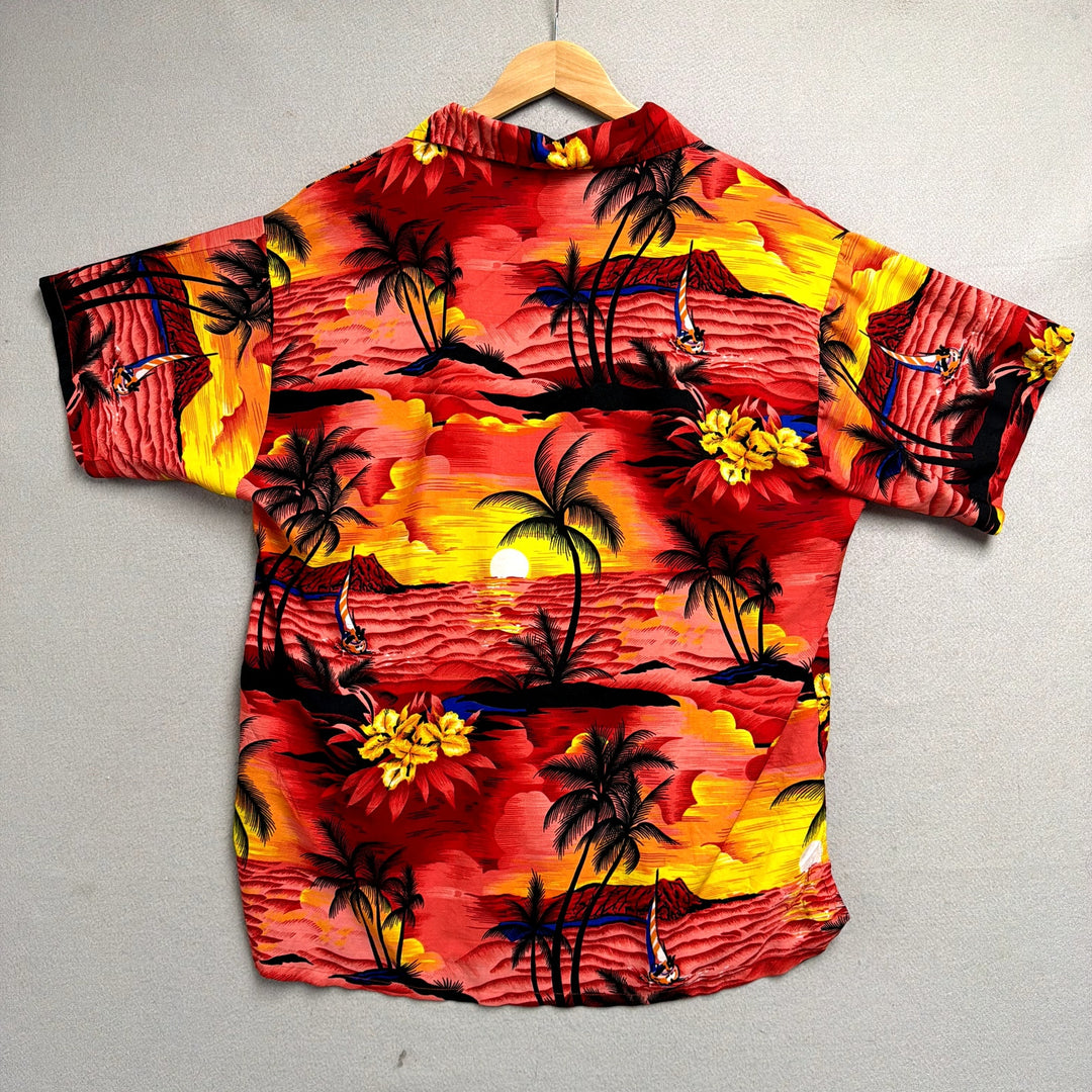 Vintage Cayman Island Hawaiian Shirt Size Large