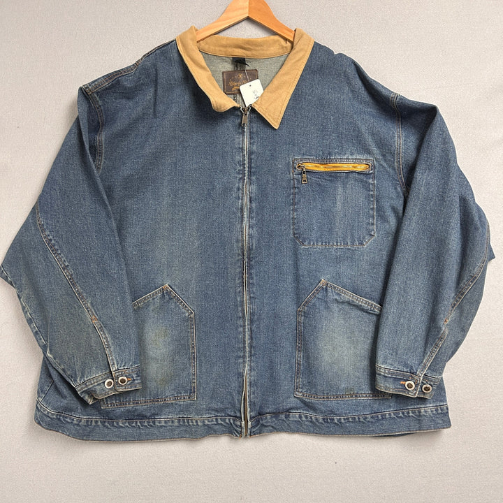 Vintage Liberty Blues Y2K Denim Jacket Size 7XL