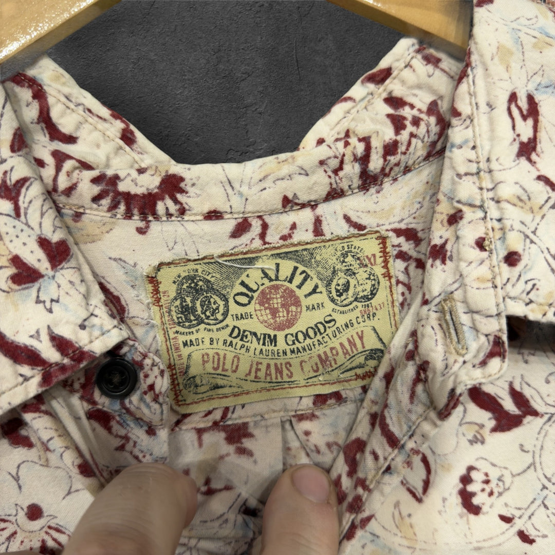 Vintage Polo Jeans Co 2000s Button Down Shirt Size XXL