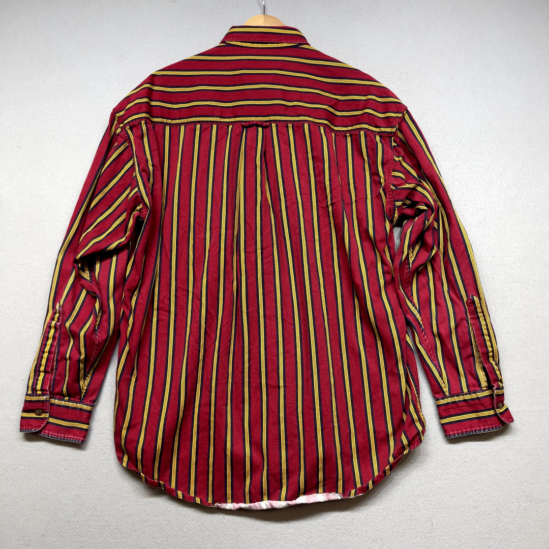 Vintage Chaps Ralph Lauren Striped Shirt Size Large