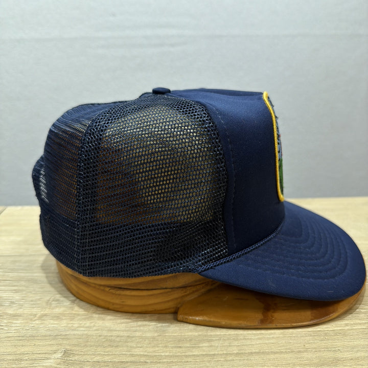 Vintage 80s Ellington Field Aero Club Houston Texas Snapback Hat
