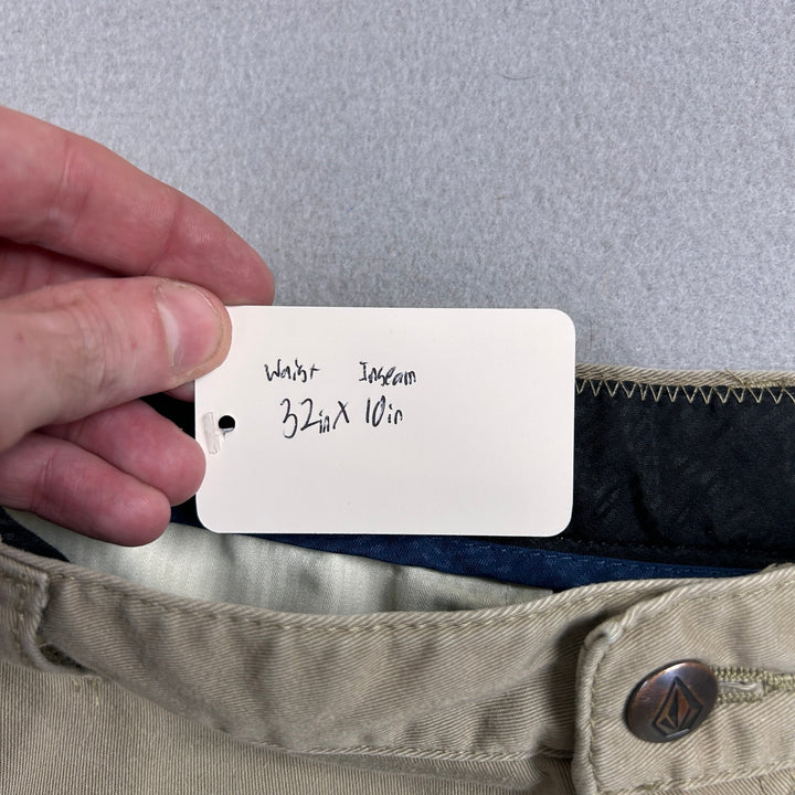 Volcom Khaki Shorts Size 32