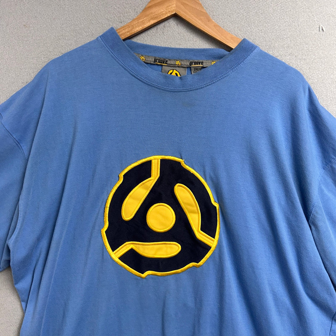 Vintage Groove company DJ 45 Adapter T Shirt Size XXL