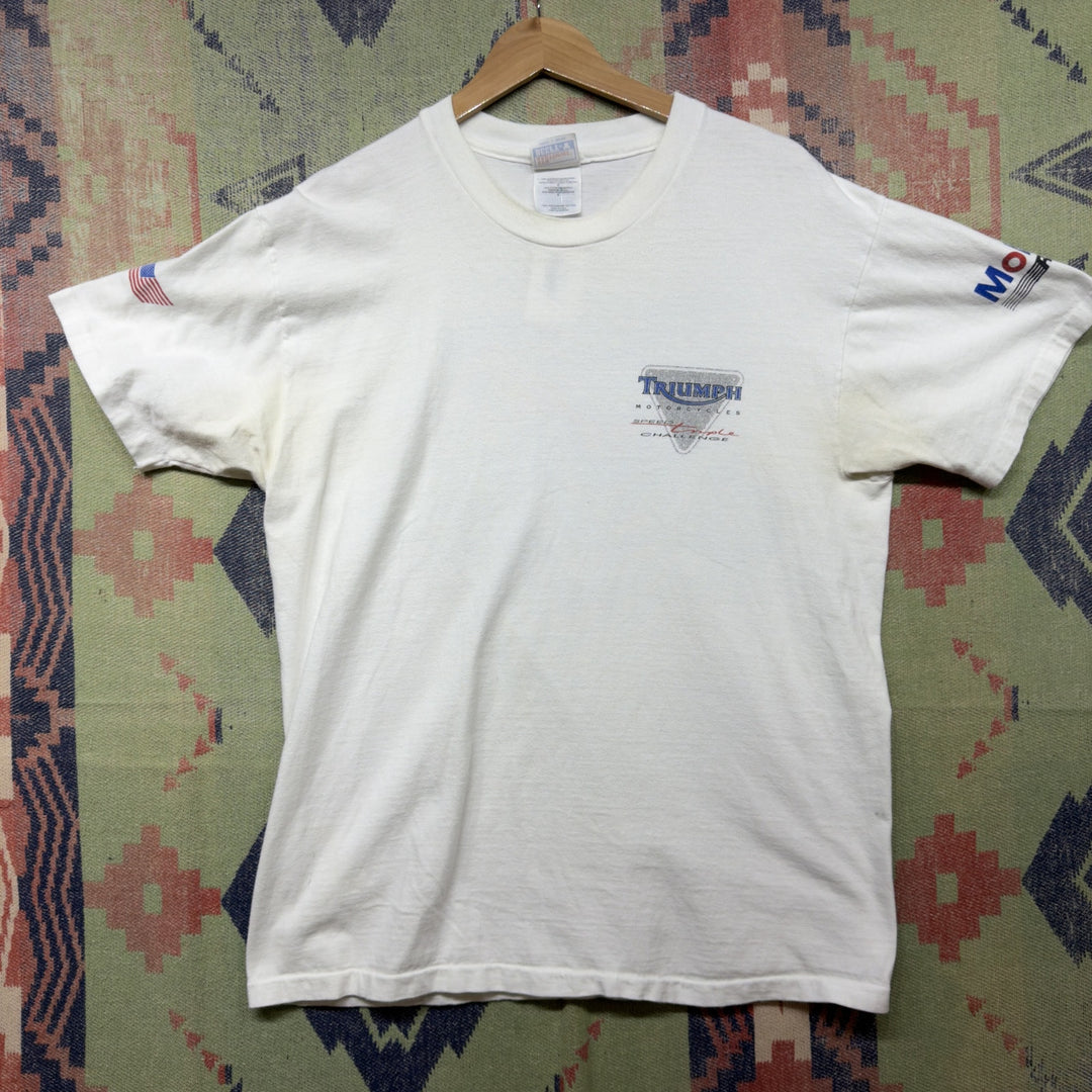 Triumph motorcycles Vintage T Shirt Size Large 90s