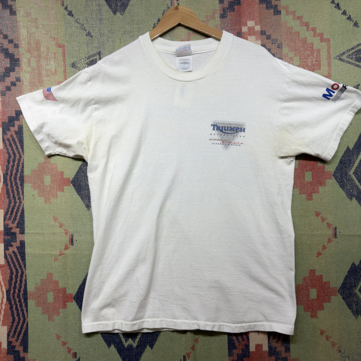 Triumph motorcycles Vintage T Shirt Size Large 90s