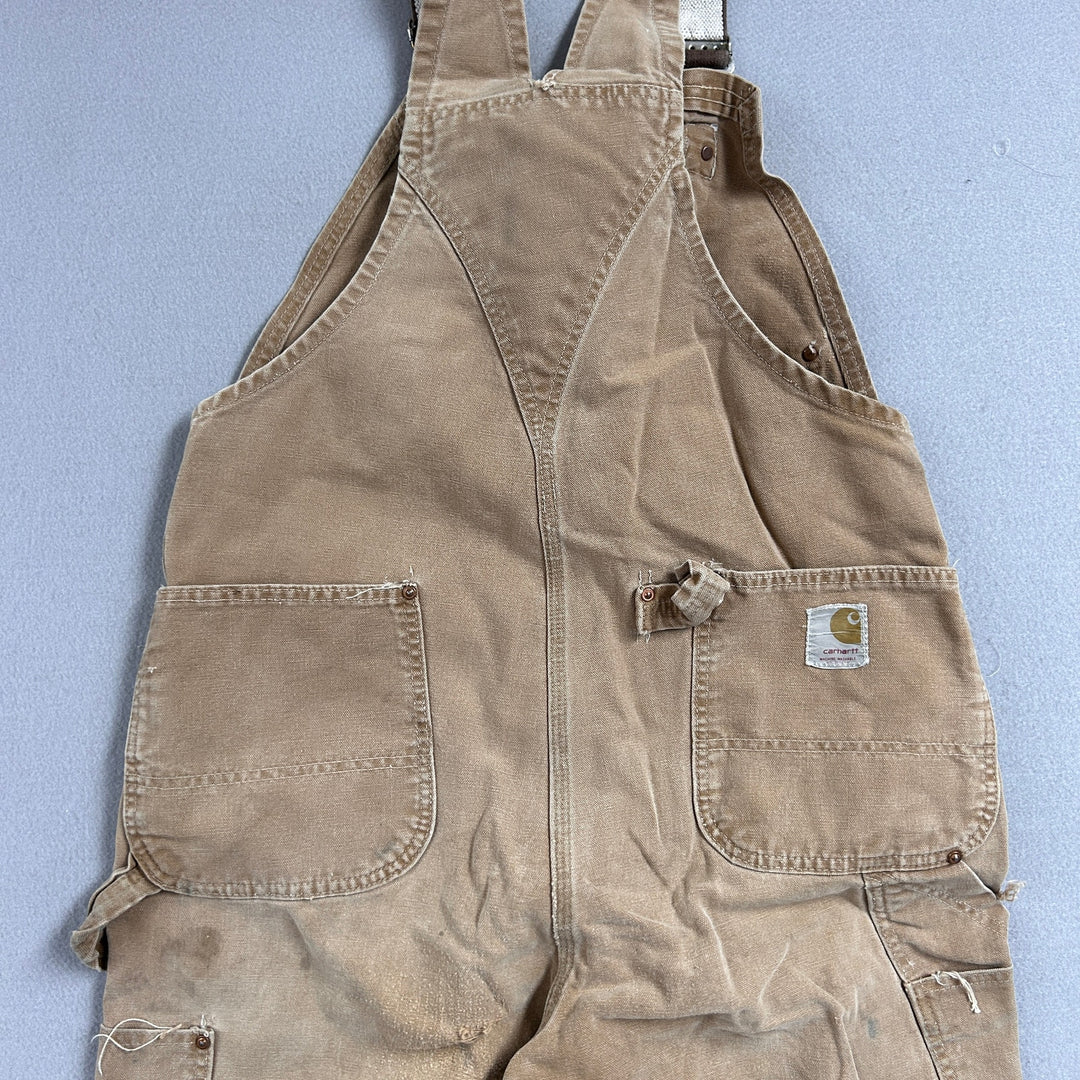 Vintage Carhartt 1980s Canvas Overalls Size 36