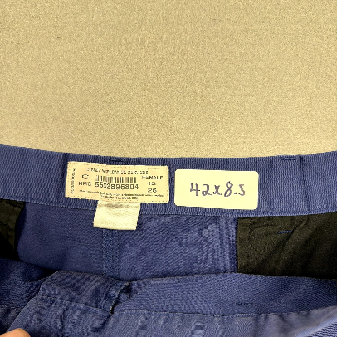 Disney Parks Blue Uniform Shorts Size 42
