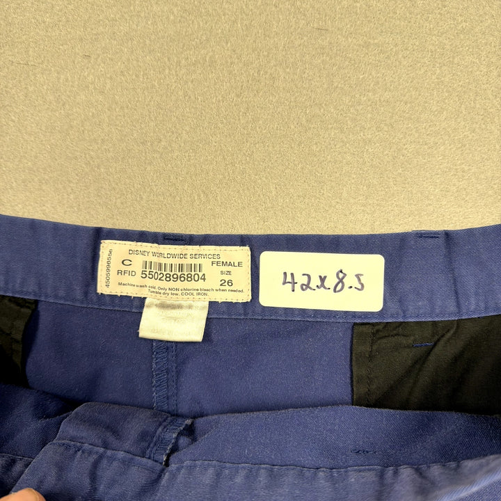 Disney Parks Blue Uniform Shorts Size 42